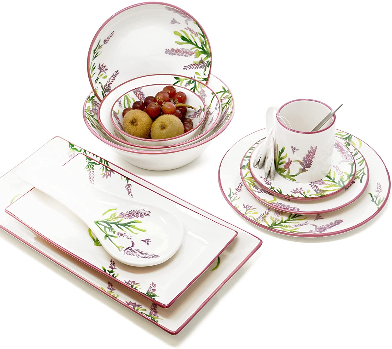 Porzellan Löffelablage 23x8,5cm - Stylische Ablage Für Kochlöffel Und Küchenutensilien